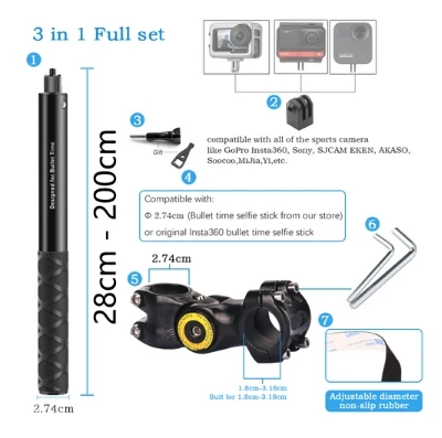 3 in 1 set 200cm