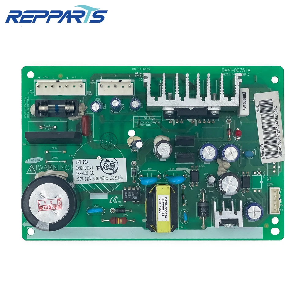 

Used DA92-00141A DA92-00141B Circuit PCB DA41-00751A Control Board For Samsung Refrigerator Fridge Motherboard Freezer Parts