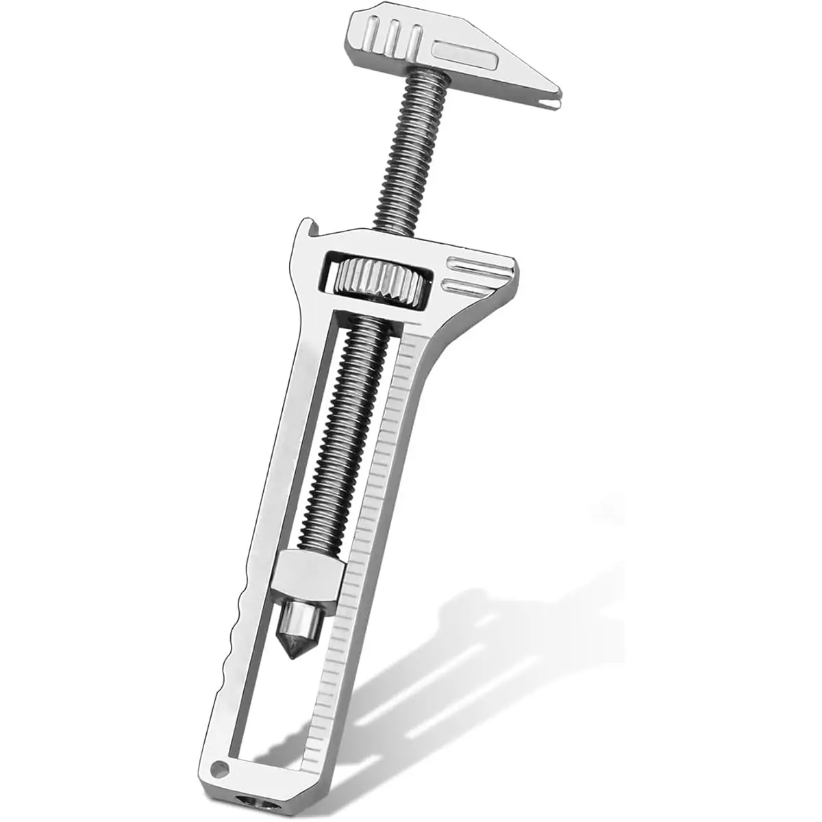 Premier Titanium Multitool Keychain: Bottle Opener & Adjustable Wrench – Lightweight Survival Companion