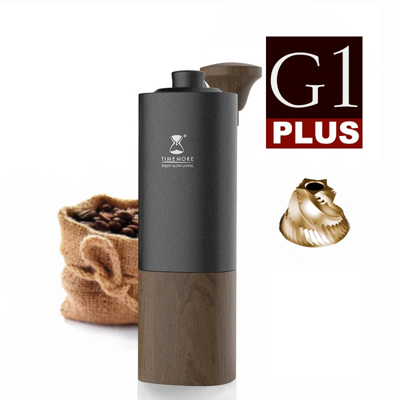 TimemoreChestnutG1G1PlusManualCoffeeGrinderUpgradeTitanium