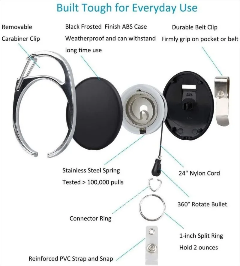 Egg Shaped Keychain Badge Reel Retractable Pass Work Permit Case Sleeve Dual Card Slot Card Holder Protector ID Tag Cover 1Set card holder card sleeve card sleeves id card case id card holder