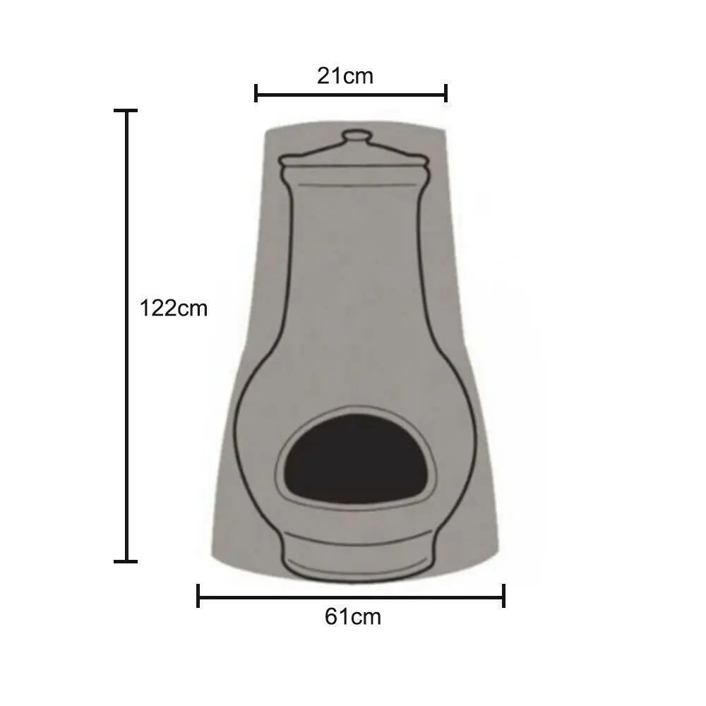 Rain Water Resistant Wind Proof Outdoor Waterproof Dust Proof Rain Protector Furnace Stove Cover BBQ Accessories Chiminea Cover