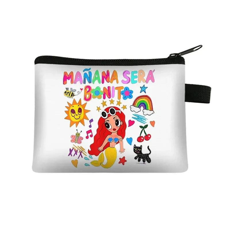 Manana Sera Bonito Coin Purses Karol G Merch Music Small Wallet Tomorrow Will Be Nice Coin Money Bag ID Credit Holder Pouch Gift coin purse,coin wallet