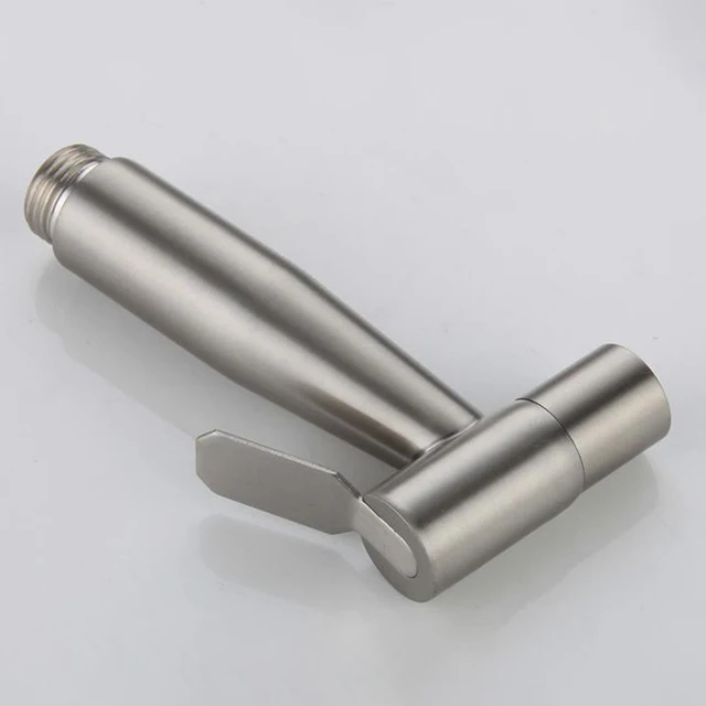 ชุดหัวฉีดชำระแบบพกพา สแตนเลส 304 พร้อมระบบทำความสะอาดตัวเอง 6 ชุดหัวฉีดชำระแบบพกพา สแตนเลส 304 พร้อมระบบทำความสะอาดตัวเอง 6