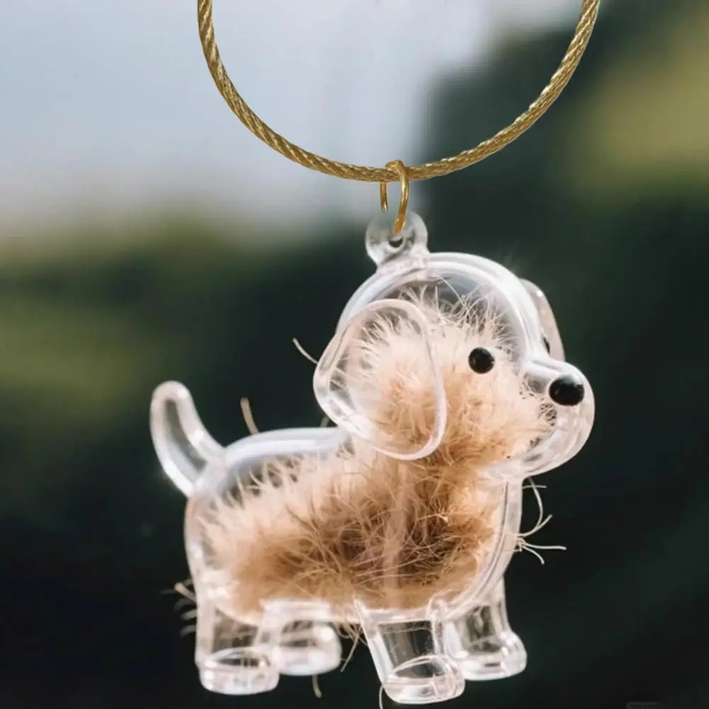 Dog Hair Keepsake Pet Fur Keepsake, Cat Fur Necklace, Memorial