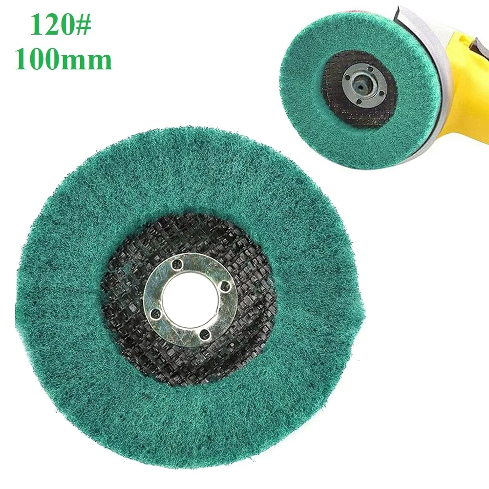 

1PCS Metal Abrasive Polishing Buffiing Wheel 4inch Flap Discs For Angle Grinder Practical Nylon Tool Parts