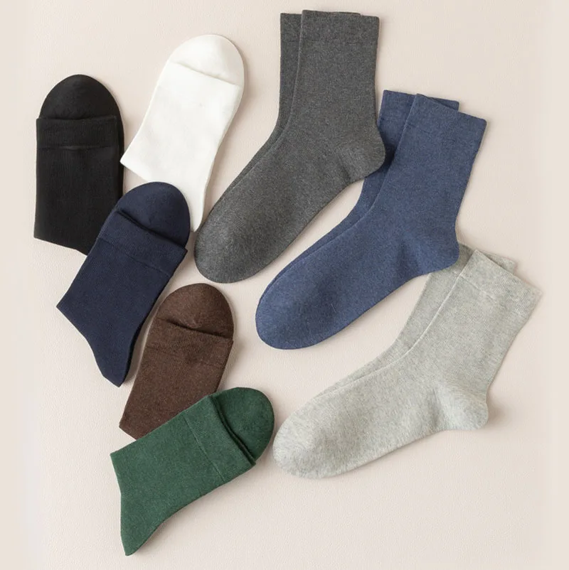 Men Cotton Socks OEM Male Middle Tube Socks Custom Printing Cotton Socks For Man Business Soft Socks 13 S3dc6a2a0497f492b9f527b92ef9941c27