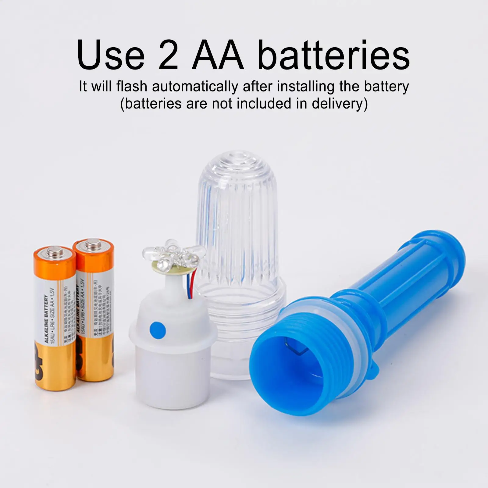 LED Boating Flares Fishing Light Electronic Day/Night Flare Safety Kit Electronic Light-Control Waterproof Buoy Fish Luring Tool