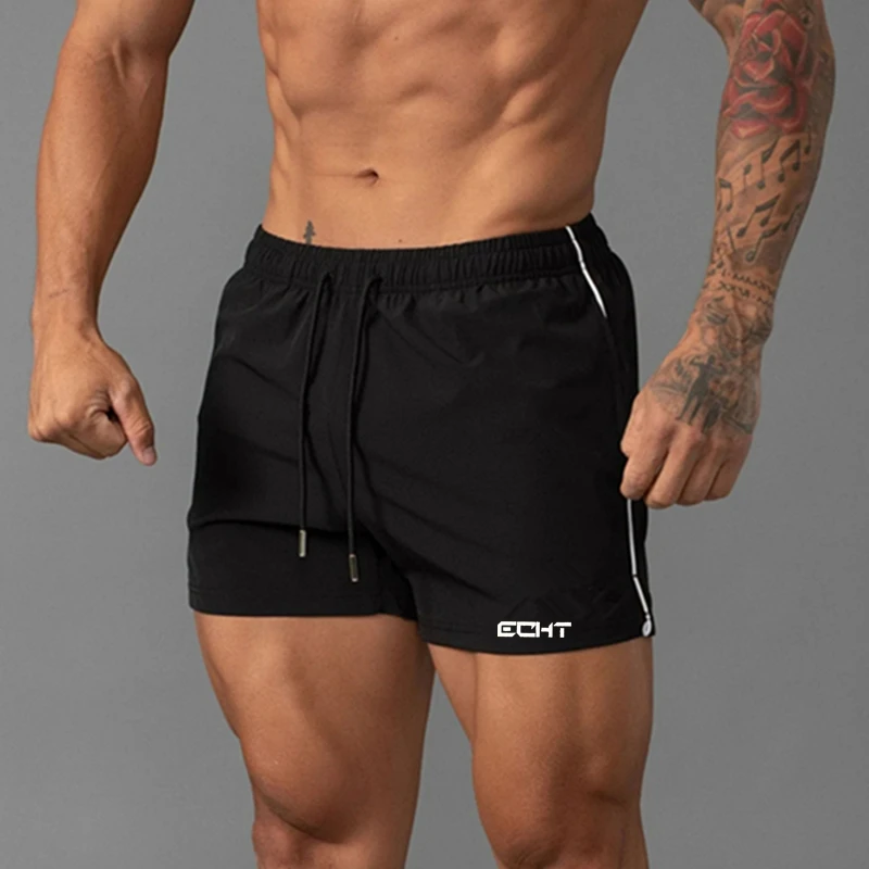 

2023 Running Shorts Men Quick Dry Workout Bodybuilding Gym Shorts Spandex Sports Jogging Pocket Tennis Training Shorts