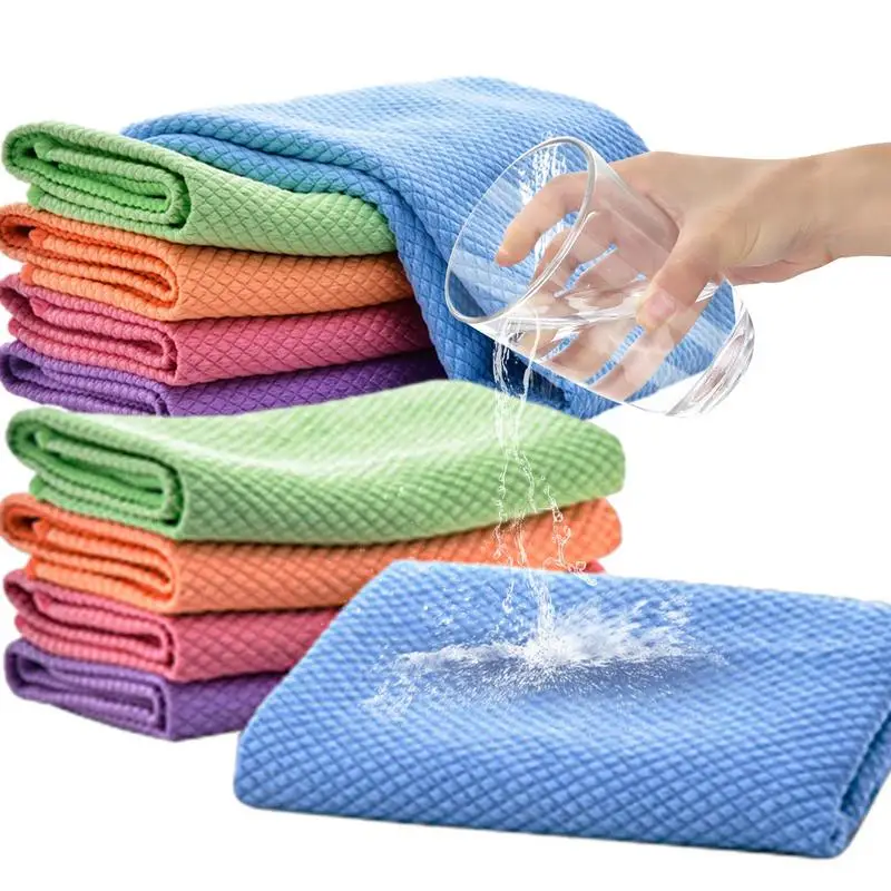 

Cleaning Cloth rags multipurpose Wiping Glass Cabinets Faucets Car Mirror Cleaning Rags home automobile shiny wipes accessories