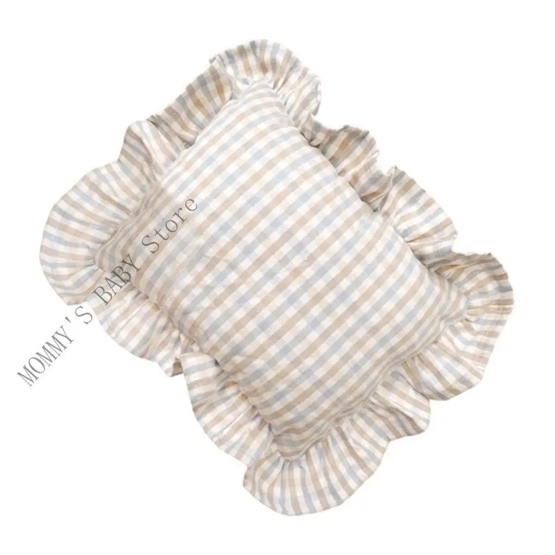 H3CD 북유럽 스타일  작은 베개 28x34cm 러플 디자인 Headrst 쿠션 컴포트