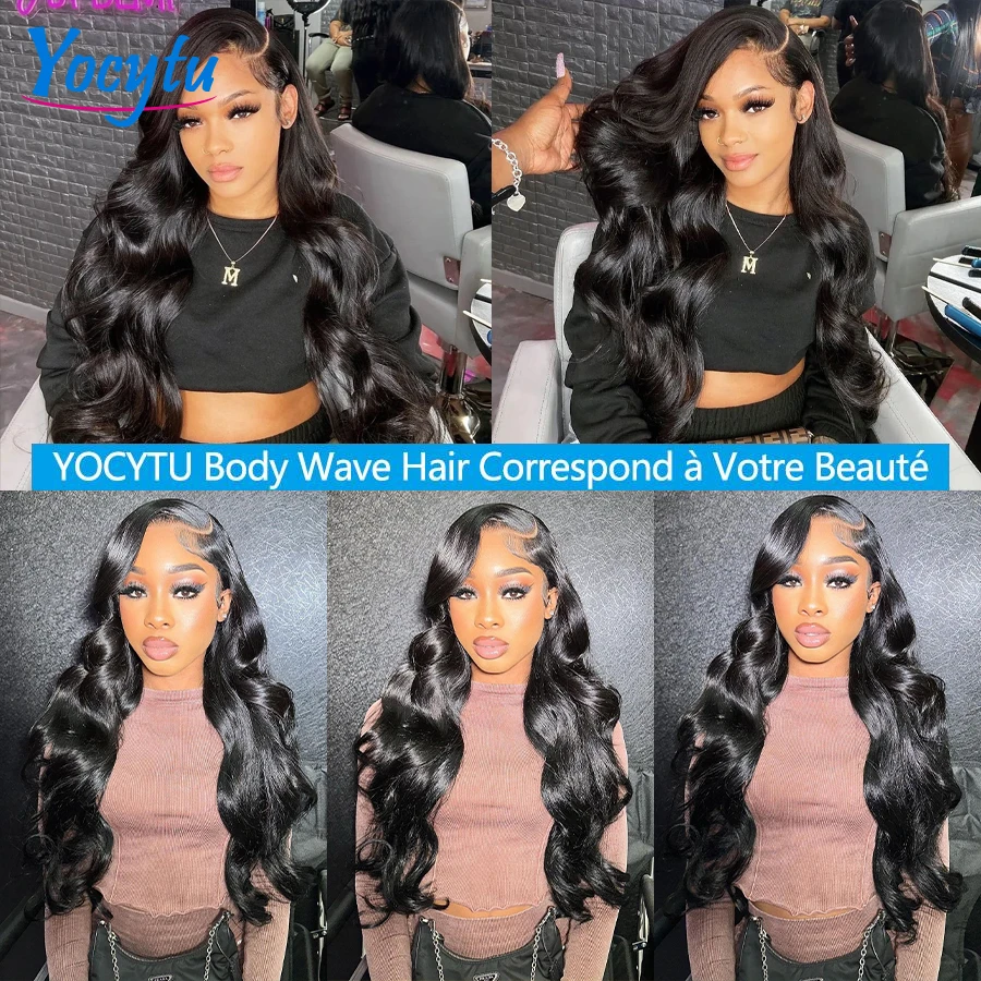 YOCYTU Body Wave Bundles Brazilian Weave Human Hair Bundles 18 20 22 Inch Body Wave Bundles Free Shipping With 1-3 Days Delivery