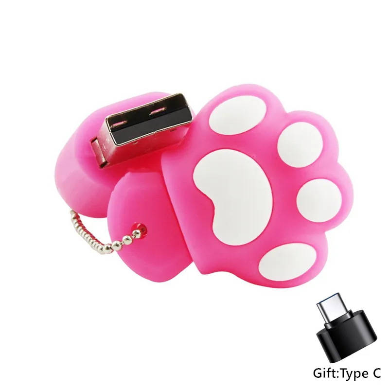 고속 CAT USB 플래시 드라이브 32G 내구성 데이터 저장 장치 TYPE C 스틱 펜 U 디스크 다양한 용량 128GB 64GB 32GB 16GB 8GB 4GB