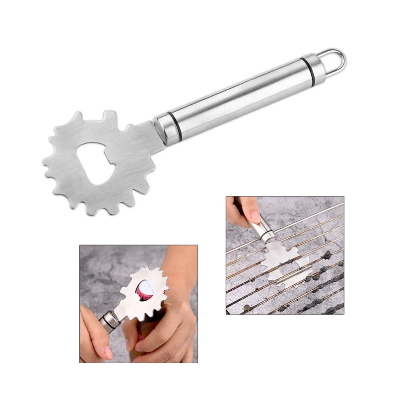 Grill Scraper Gadgets Bristle BBQ Cleaner Fits Any Grilling Grate Griddle Stainless Steel Barbecue Brush BBQ Accessories