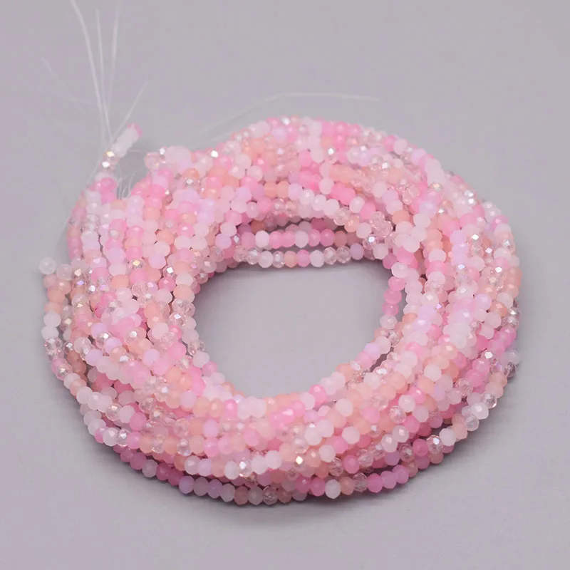 2/3/4/6/8mm Allentato Rondelle Austria Perline Di Cristallo Del