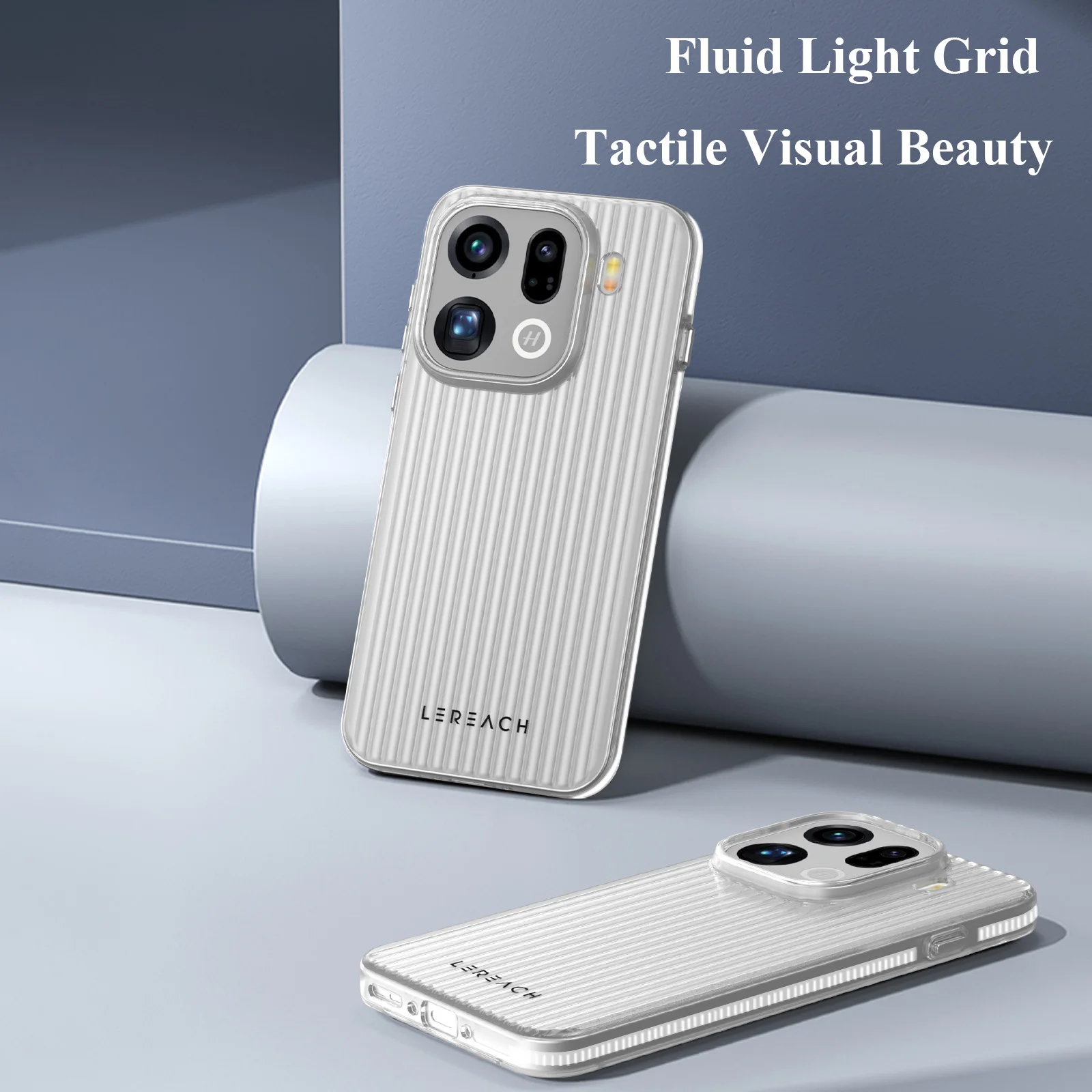 Lereach Corrugated Matte Phone Case - Anti-Slip, Slim, Fingerprint-Resistant, Multi-Color Options