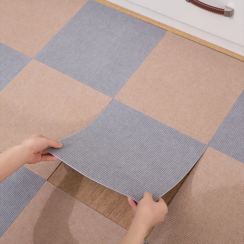 

New Style Self-adhesive Carpet Square 30x30cm Floor Covering Removable Sticker For DIY Home Furnishing Wall Tiles Hallway Indoor