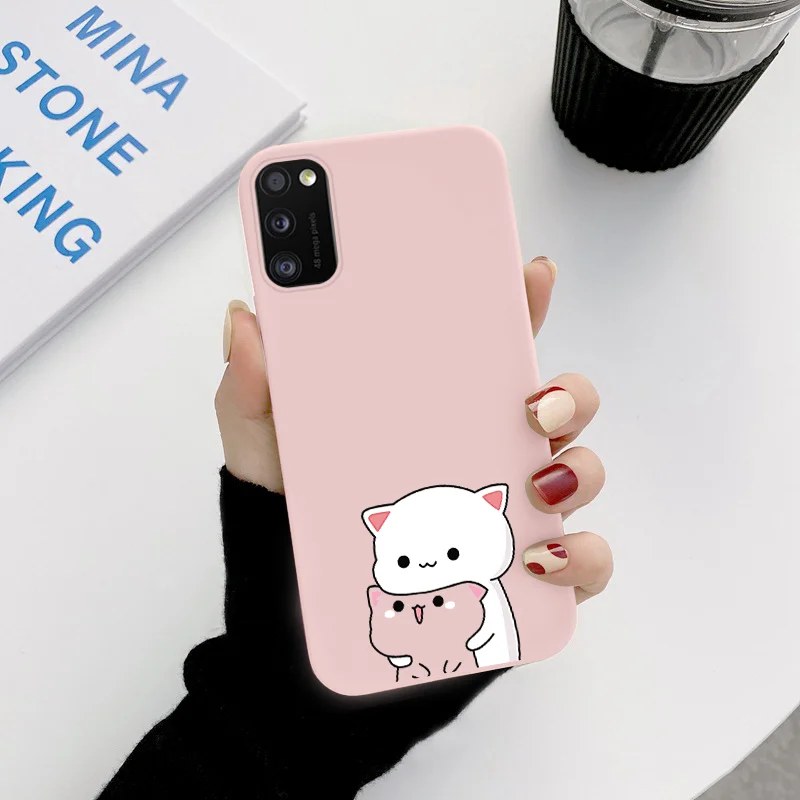 cute phone cases for samsung  For Samsung Galaxy A41 A42 A 41 42 Case Flower Cover For Samsung GalaxyA41 GalaxyA42 Dinosaur Soft Silicone Fundas Shell Etui cute samsung cases