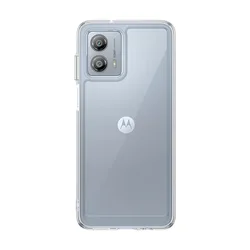 Shockproof Phone Bumper Case - Durable Protective Cover for Moto G84 (Clear)