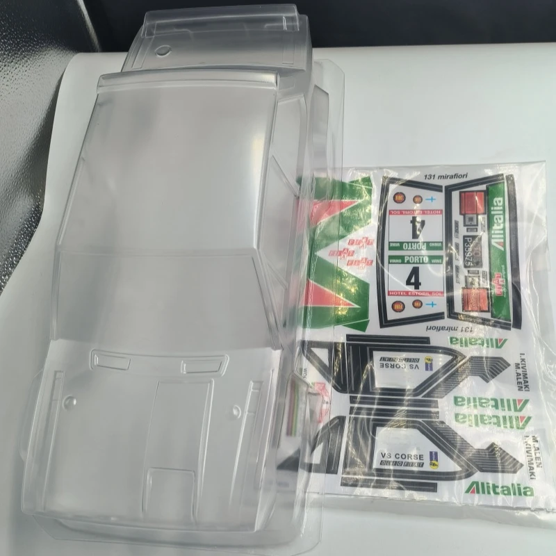 Tc131 1/10 Guscio Piatto 131, 190Mm X 257Mm Tamiya Tt01 Tt02 Rc Rally Car