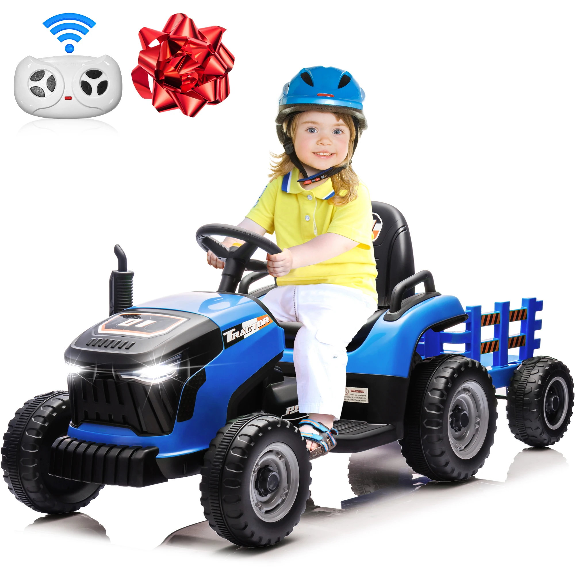 24V Electric Ride-On Tractor Truck for Kids