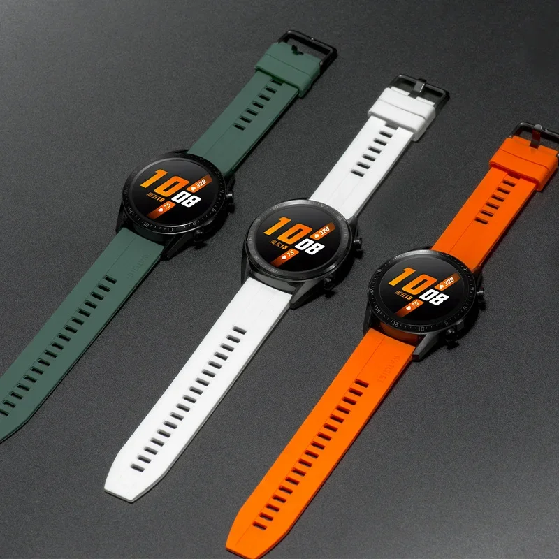 Versatile Silicone Sport Band - Premium Comfort and Durability for Smartwatches