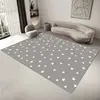Pentagram Living Room Carpet Nordic Geometric Home Floor Mat Washable Bedroom Rug Cute Star Children's Crawling Non-slip Carpets 4