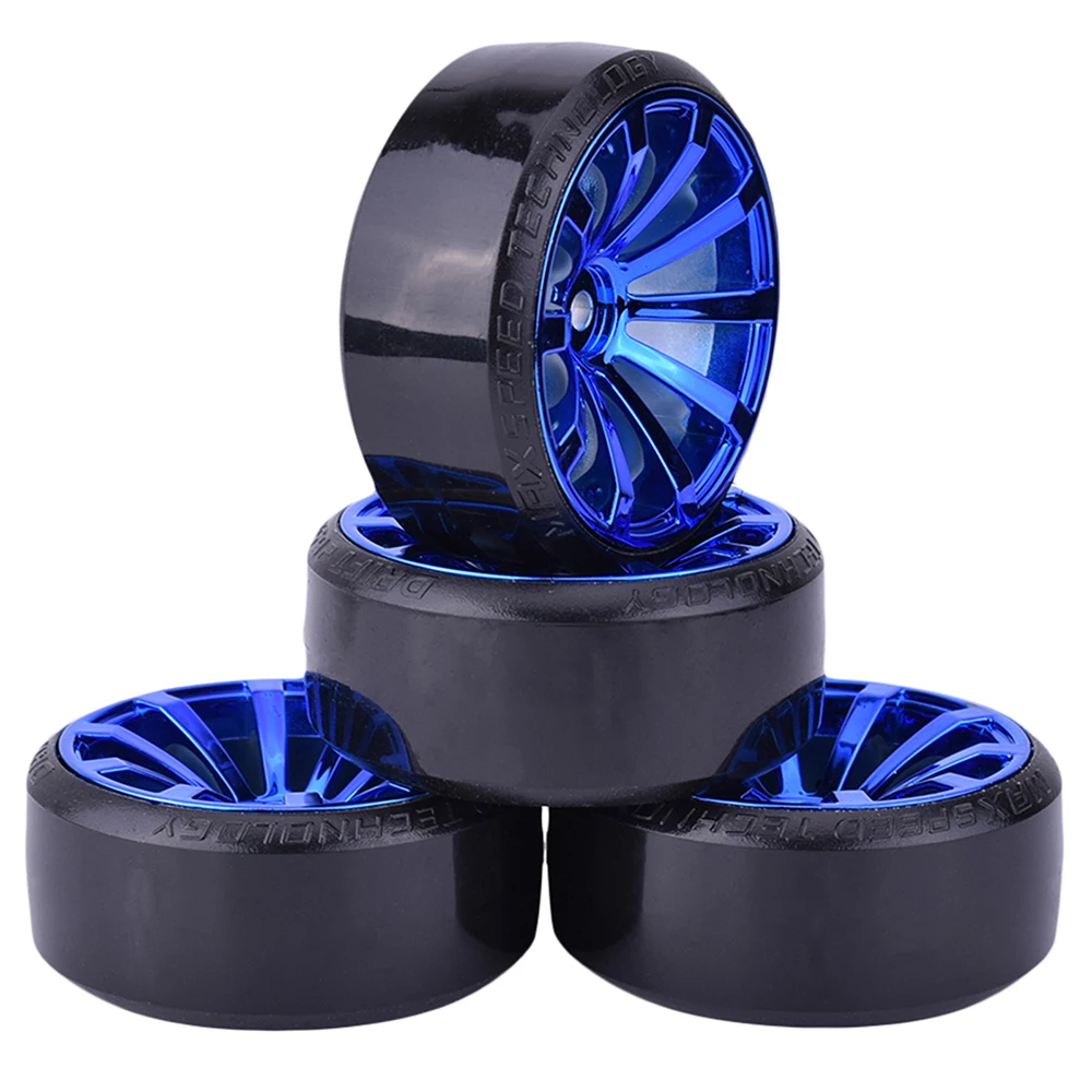 4PCS 1/10 RC Drift Cars Wheel Hub Hard Pattern Tyre for 1:10 HSP Redcat Wltoys WPL Tamiya Traxxas RC Drift Car Accessories Toys S3dc7507c62b64e3d84b2bc2178a8e19fu