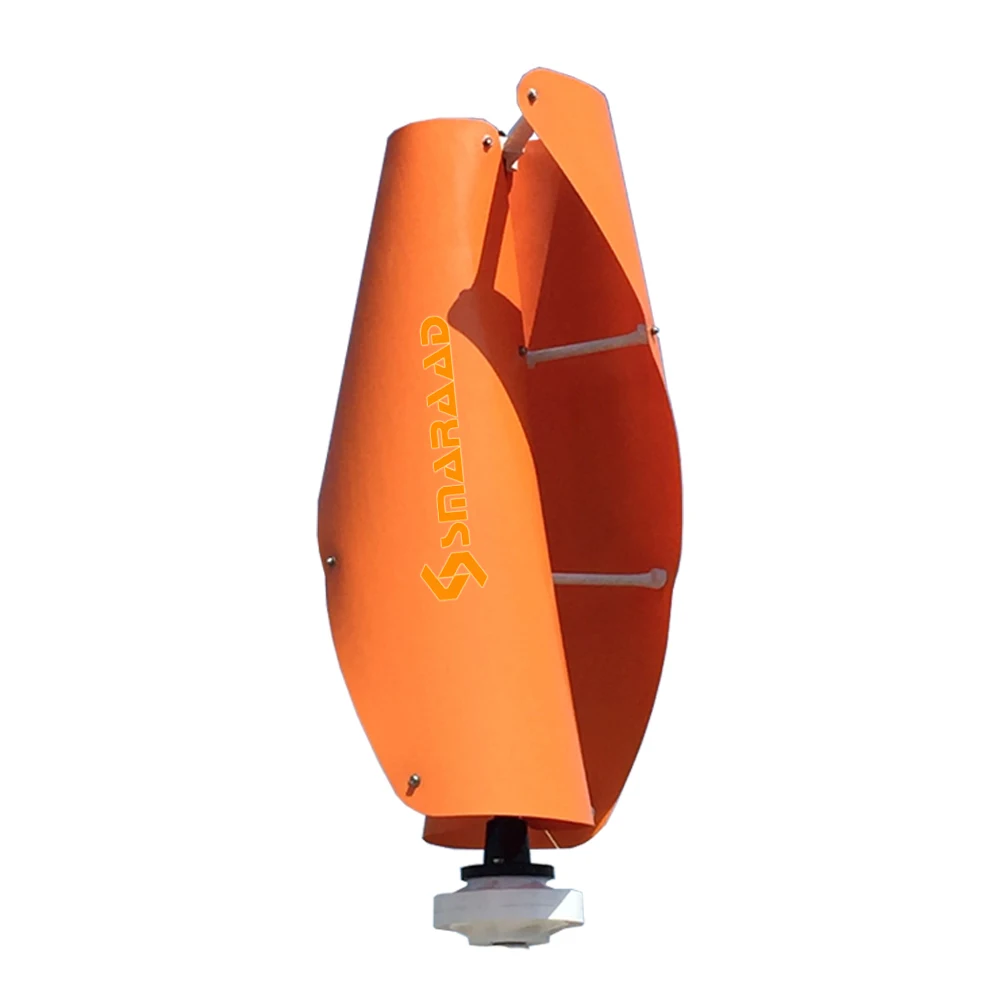 

500w 12v 24v vertical axis wind generator wind power energy spiral wind turbine generator for home use