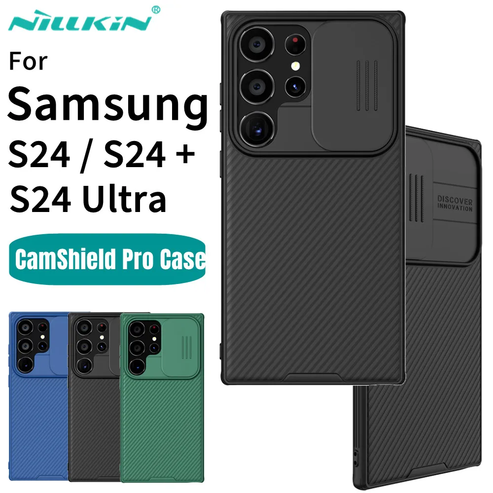

For Samsung Galaxy S24 Ultra Case Nillkin CamShield Pro Case For Samsung S24 Slide Camera Protection Cover For Galaxy S24 Plus