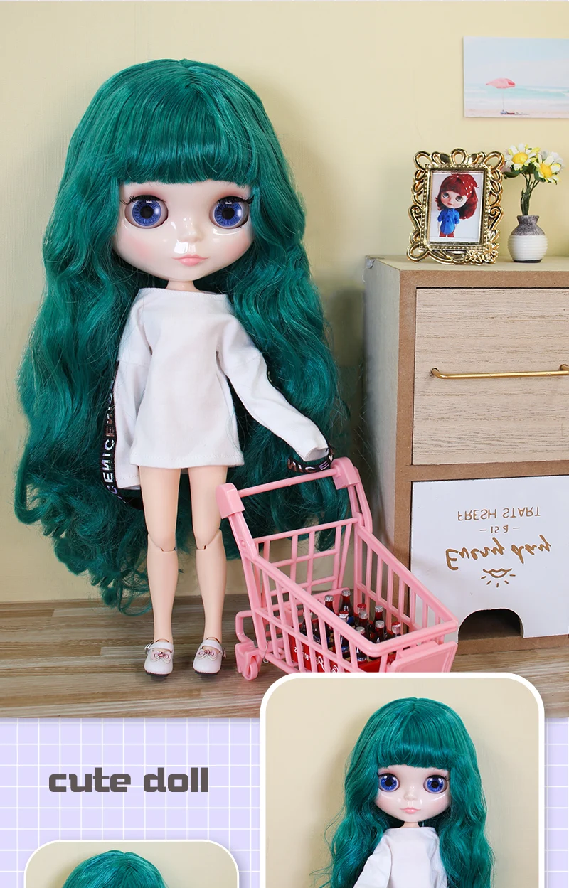 ICY DBS Blyth doll jointed body 30CM BJD nude doll and nude doll clothes shoes handmade set fashion doll girl gift