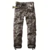 Men Combat Pants With Knee Pads Tactical Cargo Sport Trousers Camouflage Multicam Trekking Hunting Clothes（Not belt） 1