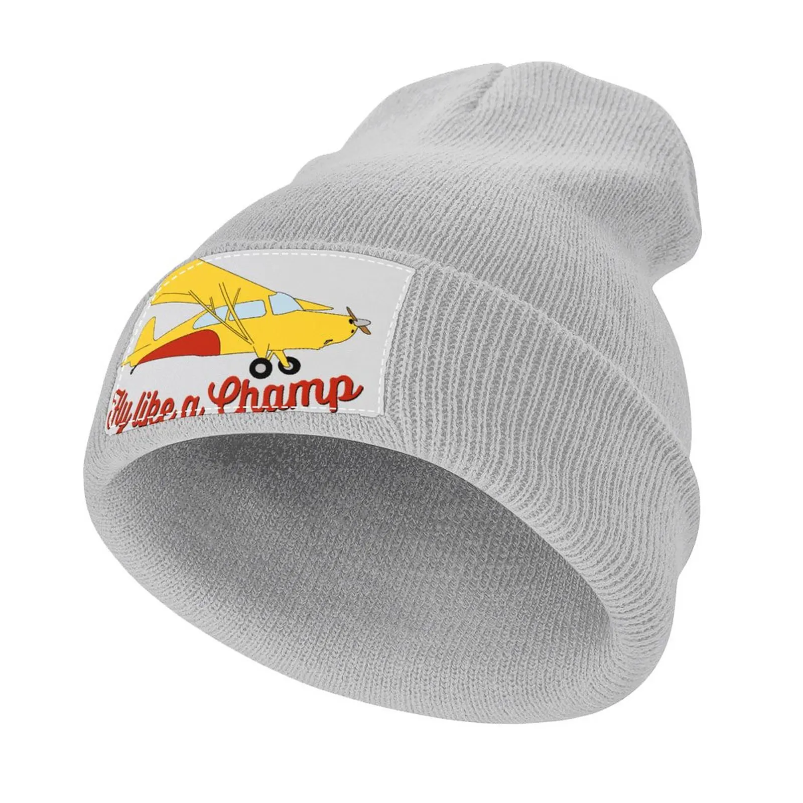 

Aeronca Champ Illustration Knitted Hat Big Size Hat Visor Rugby Women's Cap Men's