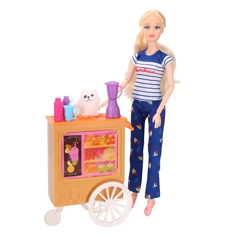 Feeding Kits Set Kids Toys Kawaii Miniature Dollhouse Accessories Figures Baby Dolls For DIY Pretend Play Children Game