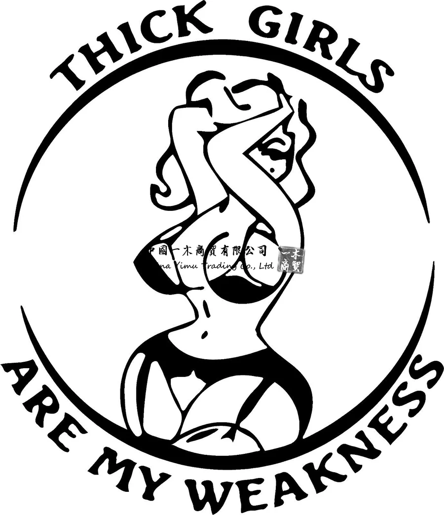 

Thick Girls Are My Weakness Sticker Available In Several Vinyl Rat Rod Hot Rod Pin Up Rat Fink Racing Motorcycle Tool Box Guns