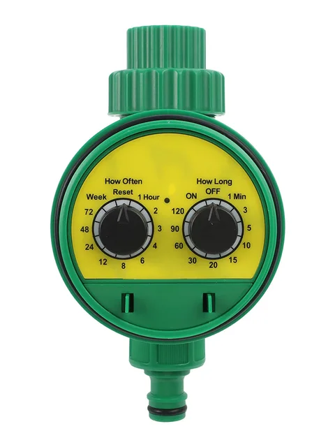 Green Outdoor Plastic Gardens Electronic Automatic Watering Hose Irrigation Timer Controller Faucet Water Pipes 1