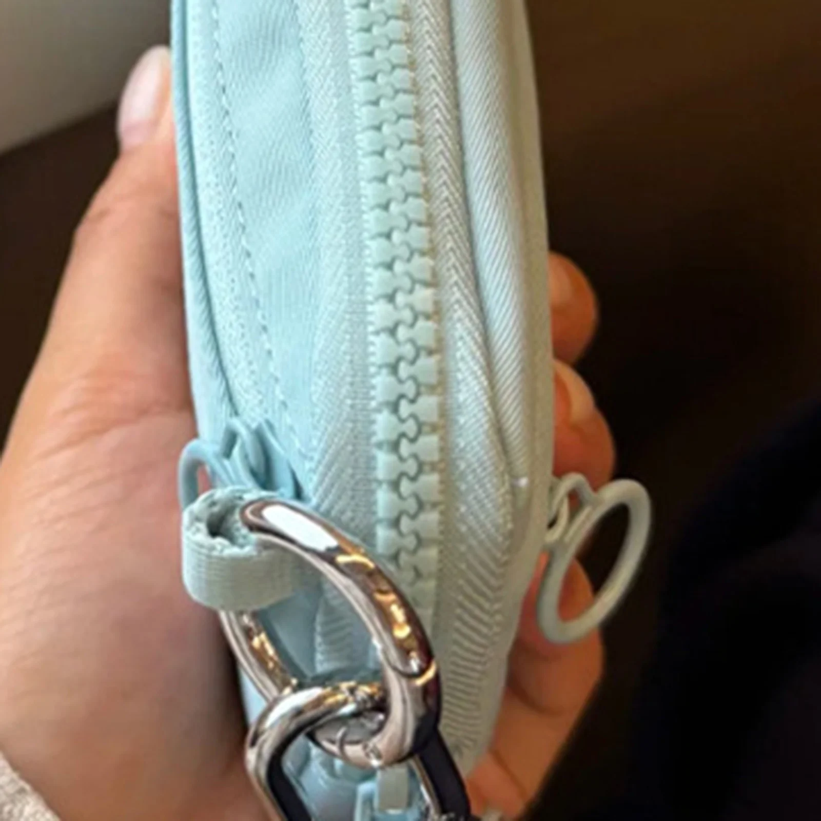 Portafogli da polso per donna Portamonete con cerniera Portafoglio portachiavi leggero per telefono porta carte di credito da viaggio - immagine 3