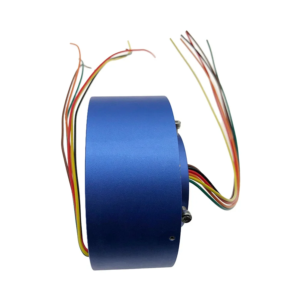 

Blue 6Wires 380V AC/DC 10A 50MM Dia Metal Capsule Conductors Slip Ring