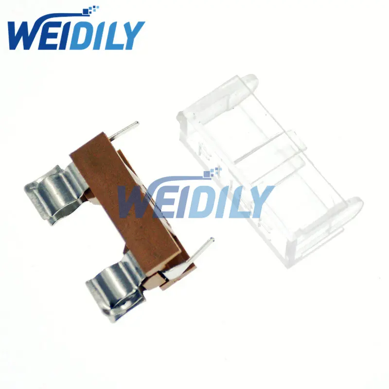 Fuse Holder Fuse Adapter Holder 5x20mm Fuse Holders 5X20 Insurance Tube Socket Fuse Holder For 5*20 Insurance 10Sets