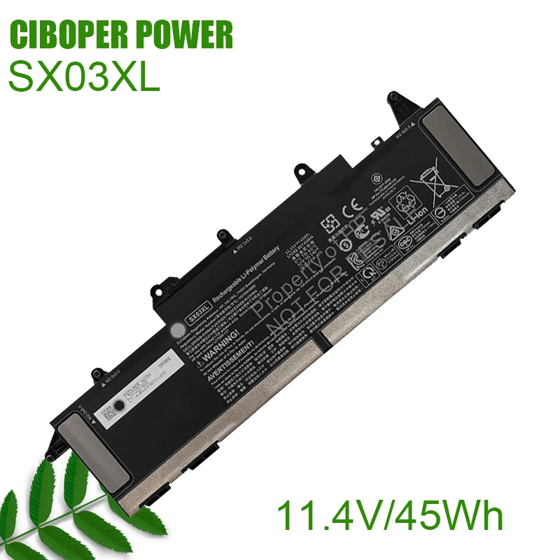 

CP настоящая аккумуляторная батарея для ноутбука SX03XL 11,4 V/45Wh для ProBook X360 435 G7 G8