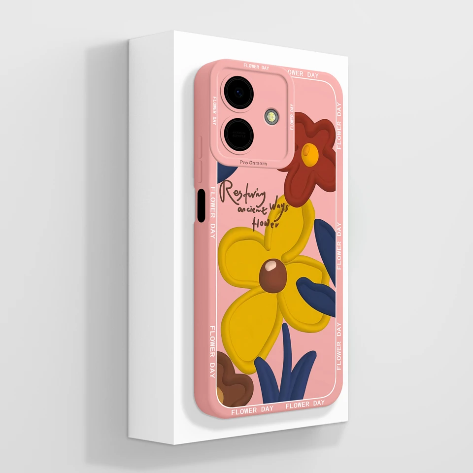 Durable Drop-Resistant Puppy Moon Design Phone Case