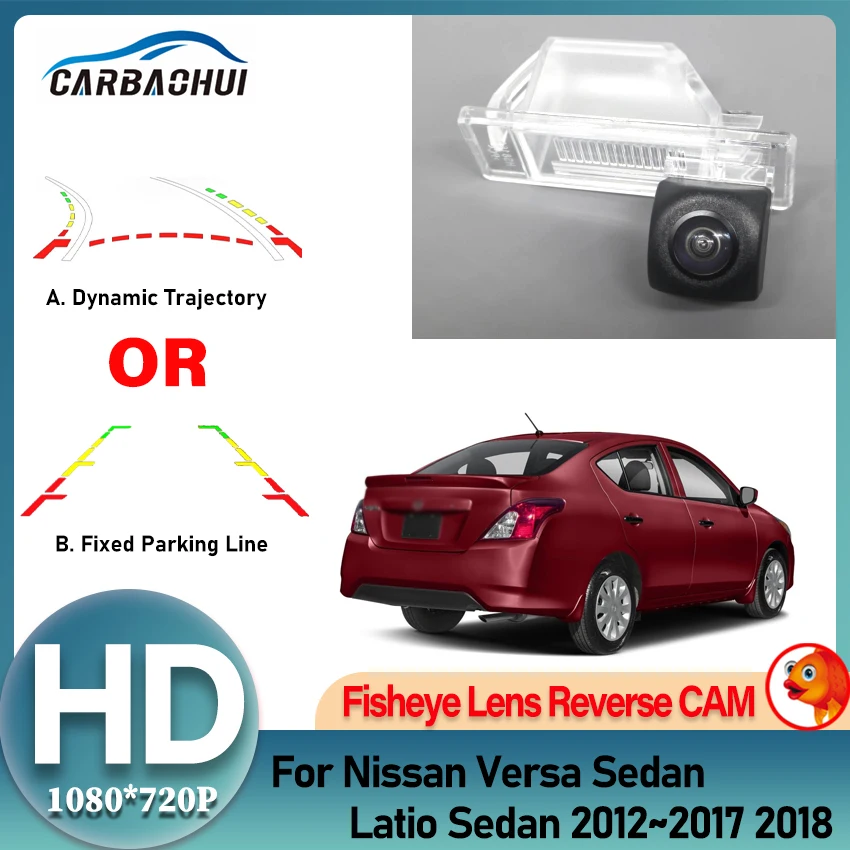Versa Vision HD Rear camera For Nissan Versa Sedan Latio Sedan 2012~2018 Night ...