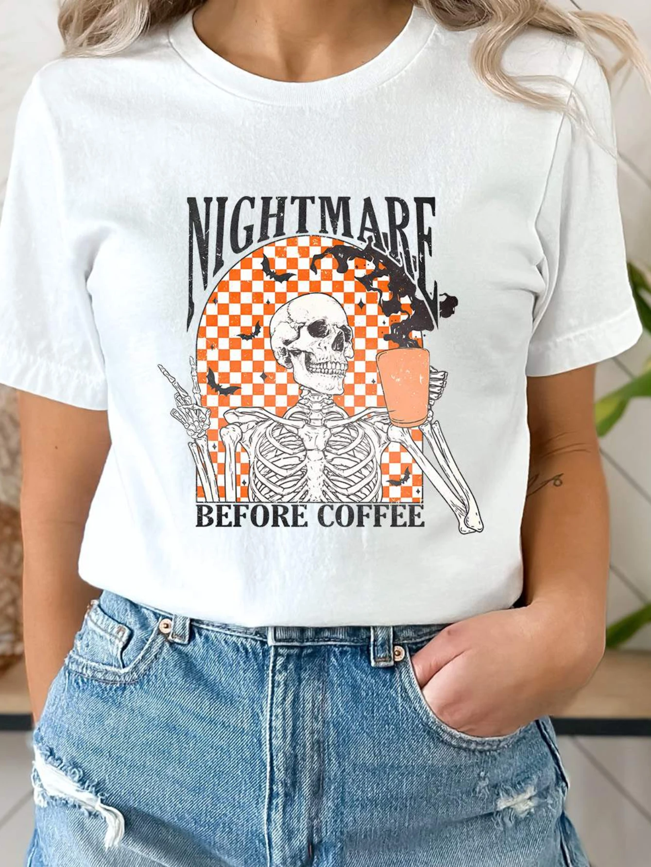 

Colorful Letter Print Crew Neck T-shirt, Casual Short Sleeve Top For Spring & Summer, Women's Clothing