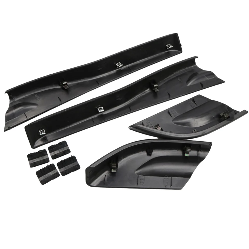 Car Roof Rack Bar Rail End Protection Cover Shell Car Styling Roof Rack Cover Black For Hyundai Tucson 2004-2008