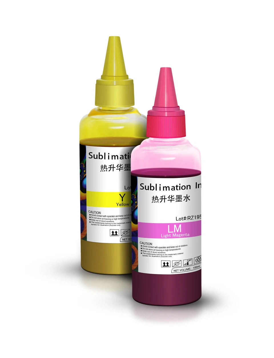 100ml Sublimation Heat Transfer Ink For Epson Desktop L3110 WF3640 WF7610 WF7620 WF7710 WF7720 F500 Printer For tshirt