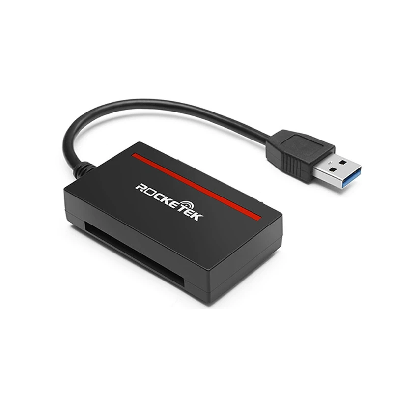 

Адаптер-конвертер Rocketek USB 3,0 на SATA, кардридер CFast для 2,5 дюйма жесткого диска Sata, чтения, записи и CFast одновременно, Прямая поставка