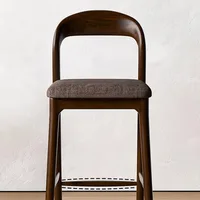 Wood With Back Bar Stools Balcony Modern Design Minimalist Office Barstools Relaxing Gaming Chaise De Bar Lounge Suite Furniture