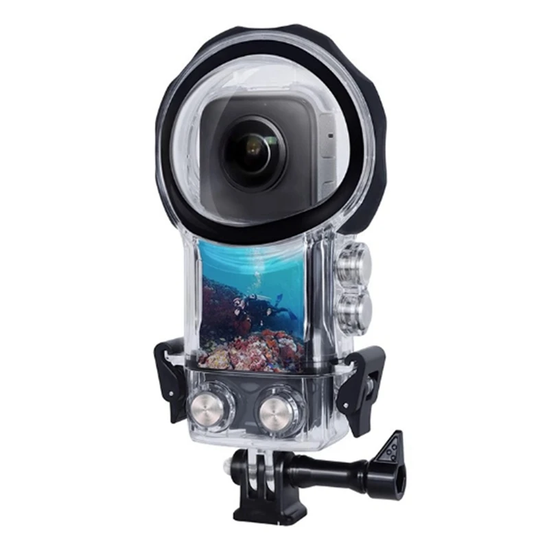 

Underwater Protective Shell Diving Shell For Insta360x3 Diving Shell 50M Panoramic Motion Camera Accessories