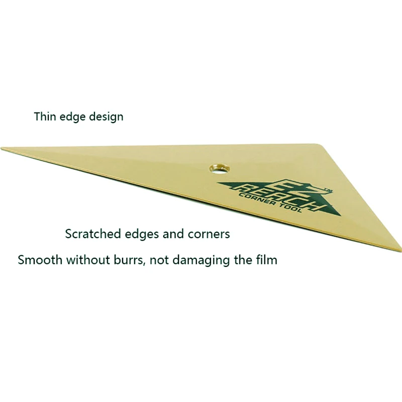 Soft Triangle Go Corner Squeegee Vinyl Car Wrap Window Tinting Scraper Carbon Film Windows Edge Installation Tucking Tool