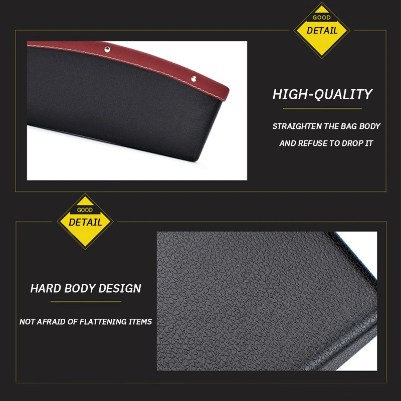 Car Storage Bag Didy Storage Universal Leak Proof Sundries Mobile Phone Car Seat Gap Box Gap Bag 1pc